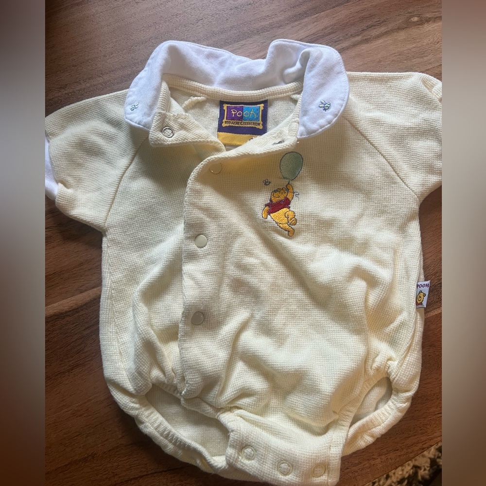 Winnie the Pooh Onesie 6 months embroidered